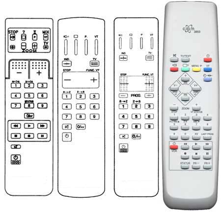IRC81038 Ersatzfernbedienung passend fr Thomson RCT3000 RCT3002 RCT3004 RCT3006 RCT3016
